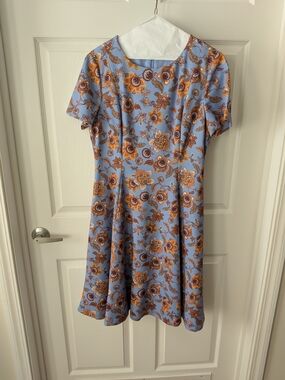 Preston and York Floral A-Line Short Sleeve Dress